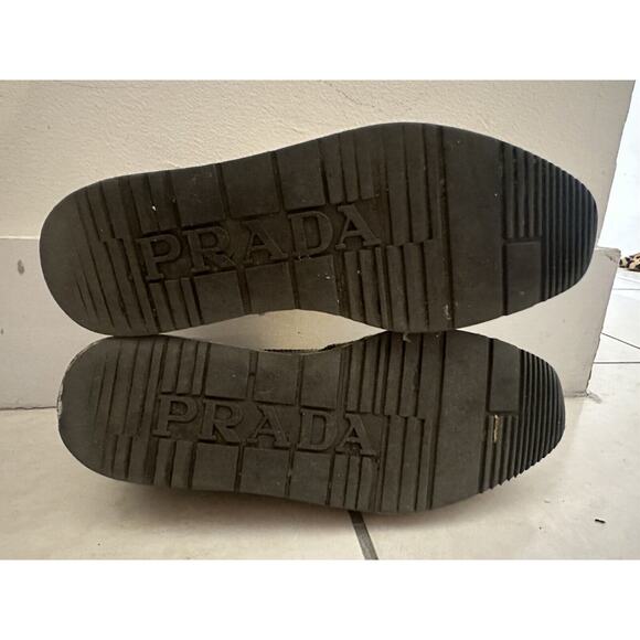 Prada Men's Shoes Brogue Us 9 Patent Leather Yellow Blue Wingtip Oxford M169 - Picture 10 of 16